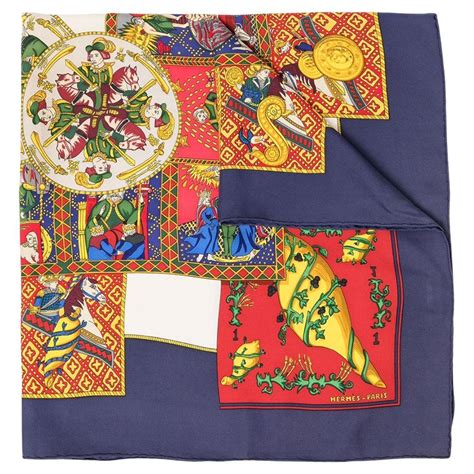 hermes le tarot scarf|Barely Worn and Much Sought.